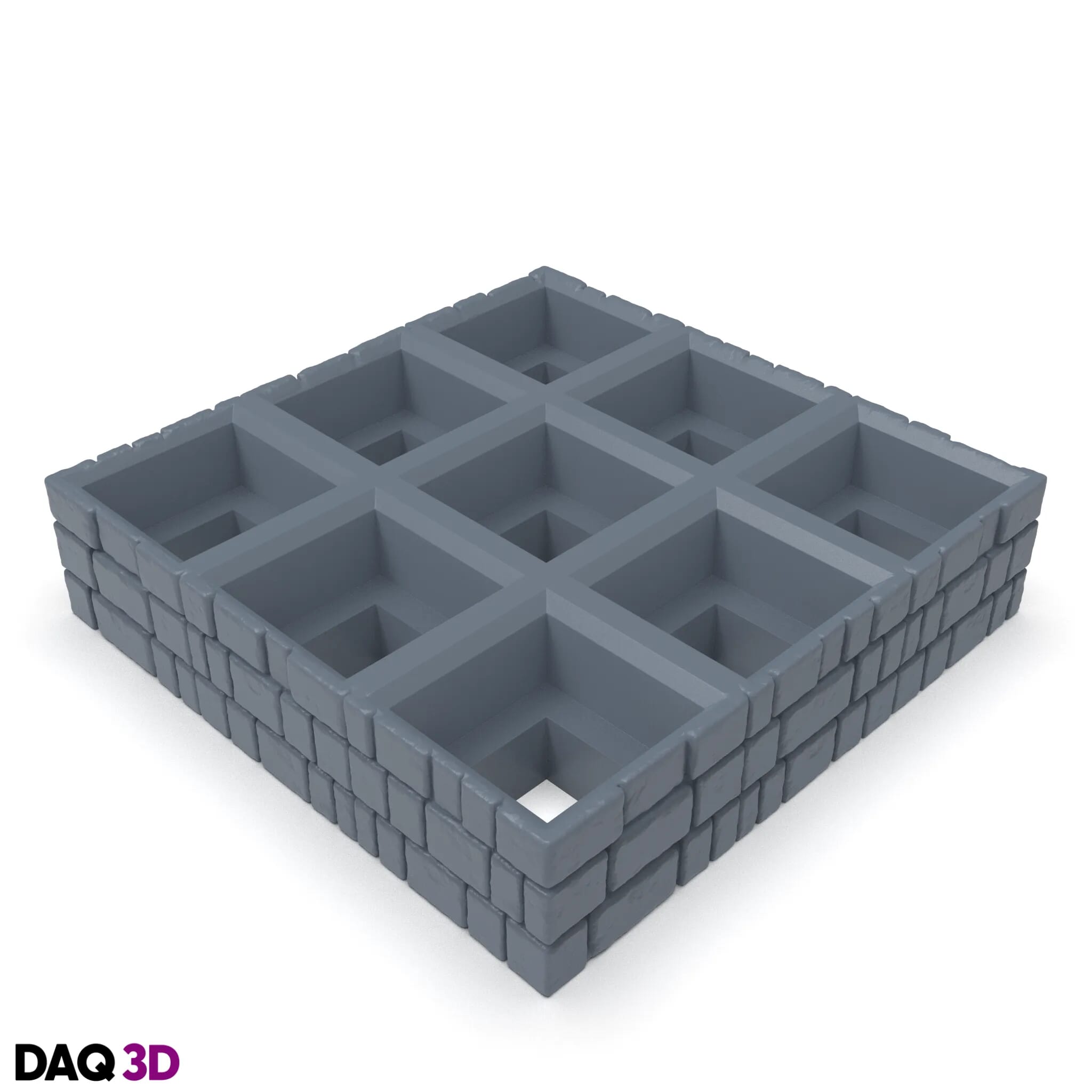 UD-094-Level Grid 3X3 – DAQ 3D